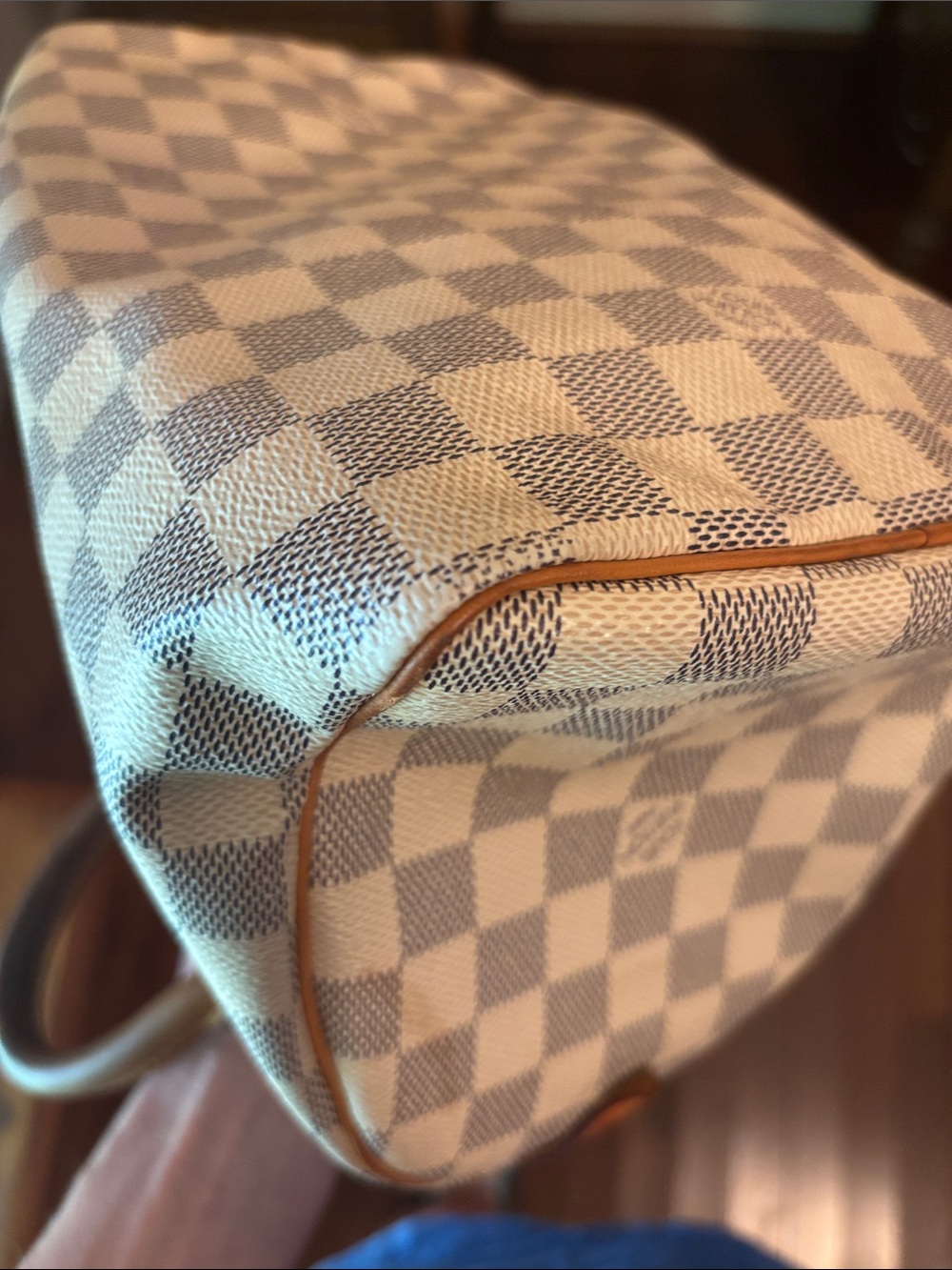 Louis Vuitton Speedy 25 in Damier Azur canvas - Picture 14 of 14